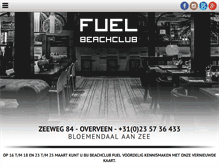 Tablet Screenshot of beachclubfuel.nl